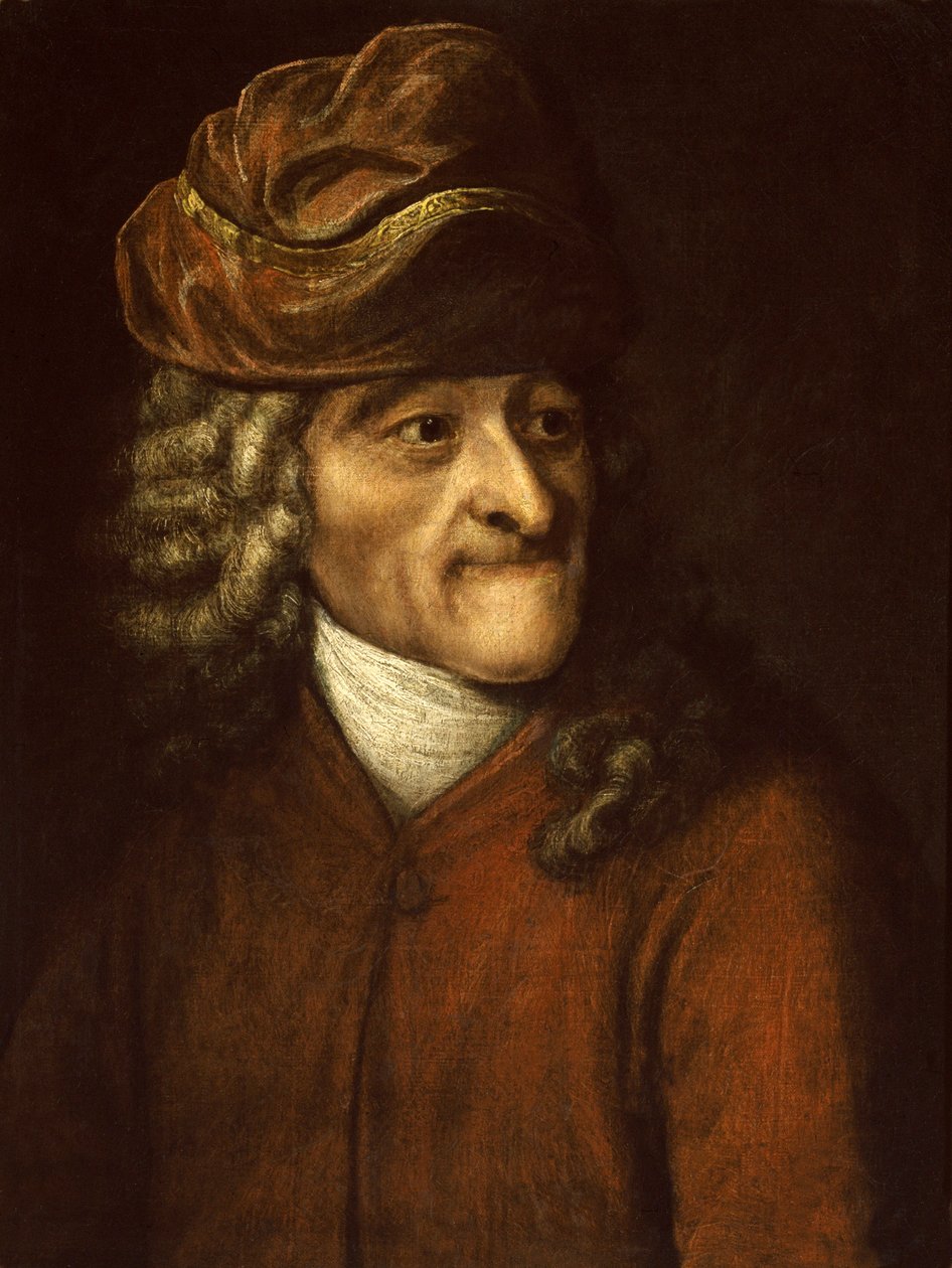 Portret pisarza, eseisty i filozofa Woltera autorstwa Jean Huber