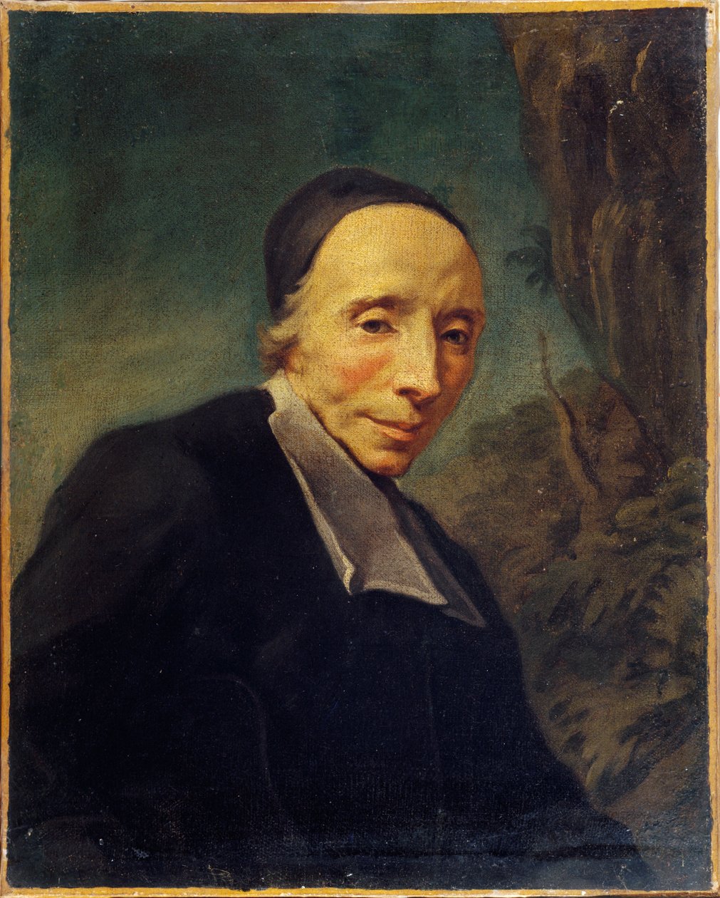Portret opata Firmina Tournusa (1672-1733) (olej na płótnie) autorstwa Jean II Restout