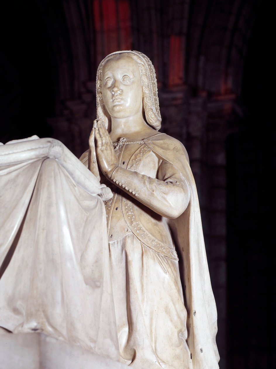 Orant z grobowca Anny Bretanii (1477-1514) i Ludwika XII. Rzeźba Jana Juste I (1485-1549) autorstwa Jean I Juste
