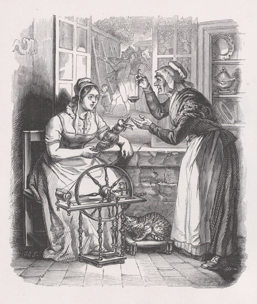 Więzień wojenny z Dzieł wszystkich Bérangera, 1836. autorstwa Jean Ignace Isidore Gérard