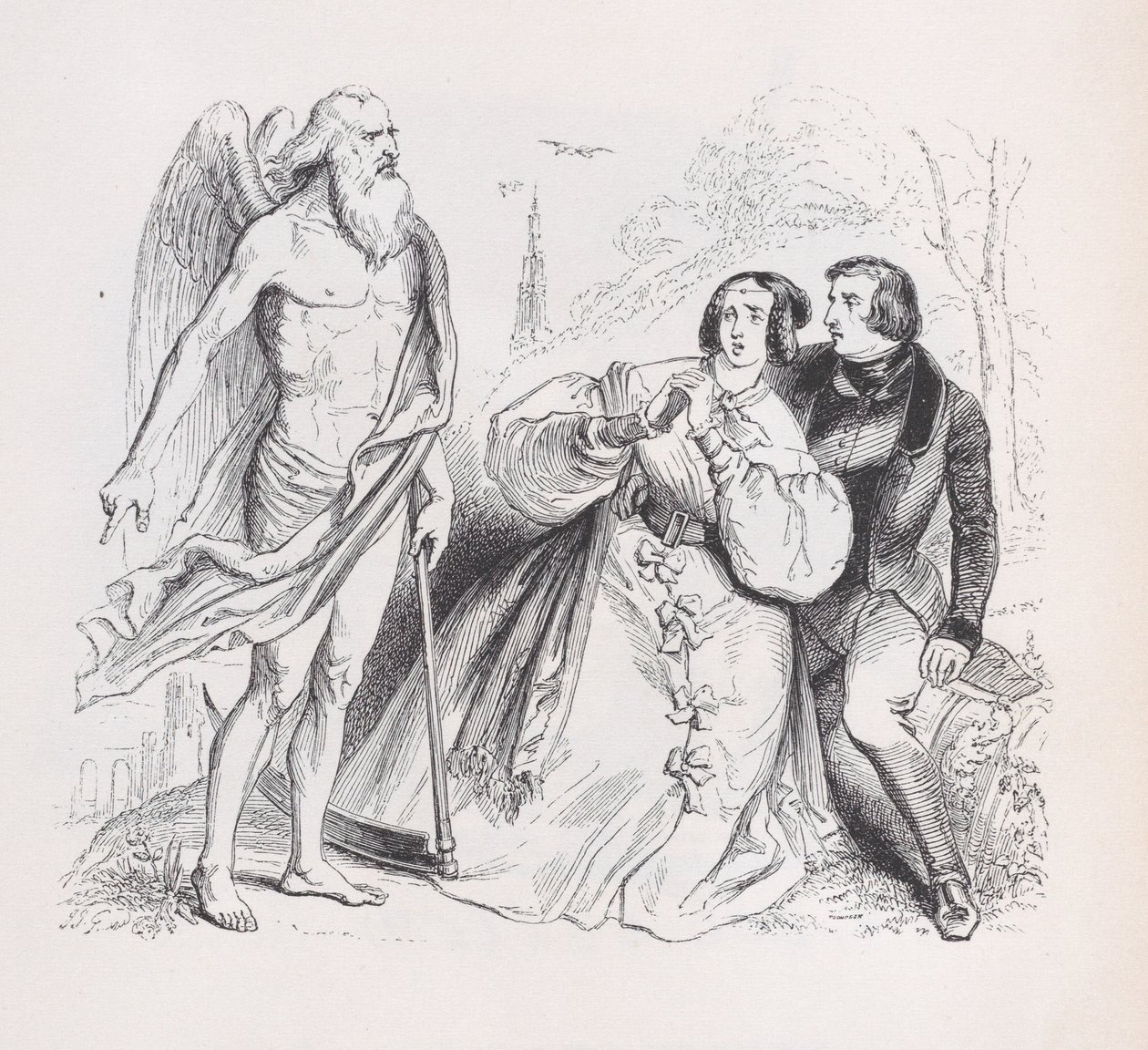 Czas z Dzieł Wszystkich Bérangera, 1836. autorstwa Jean Ignace Isidore Gérard