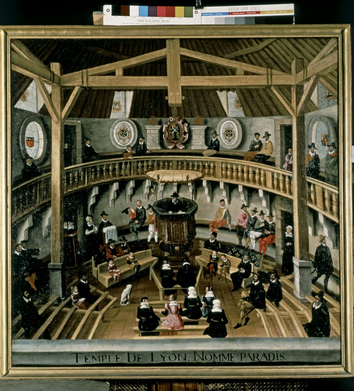 PROTESTANTYZM (kalwinizm): Świątynia Raju w 1564 r. autorstwa Jean Jacques (after) Perrissin