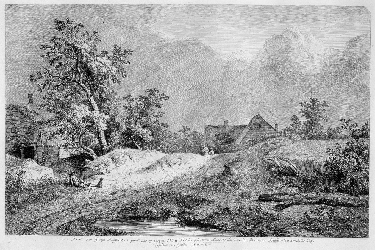 Pole pszenicy”, 1772. autorstwa Jean Jacques Boissieu de