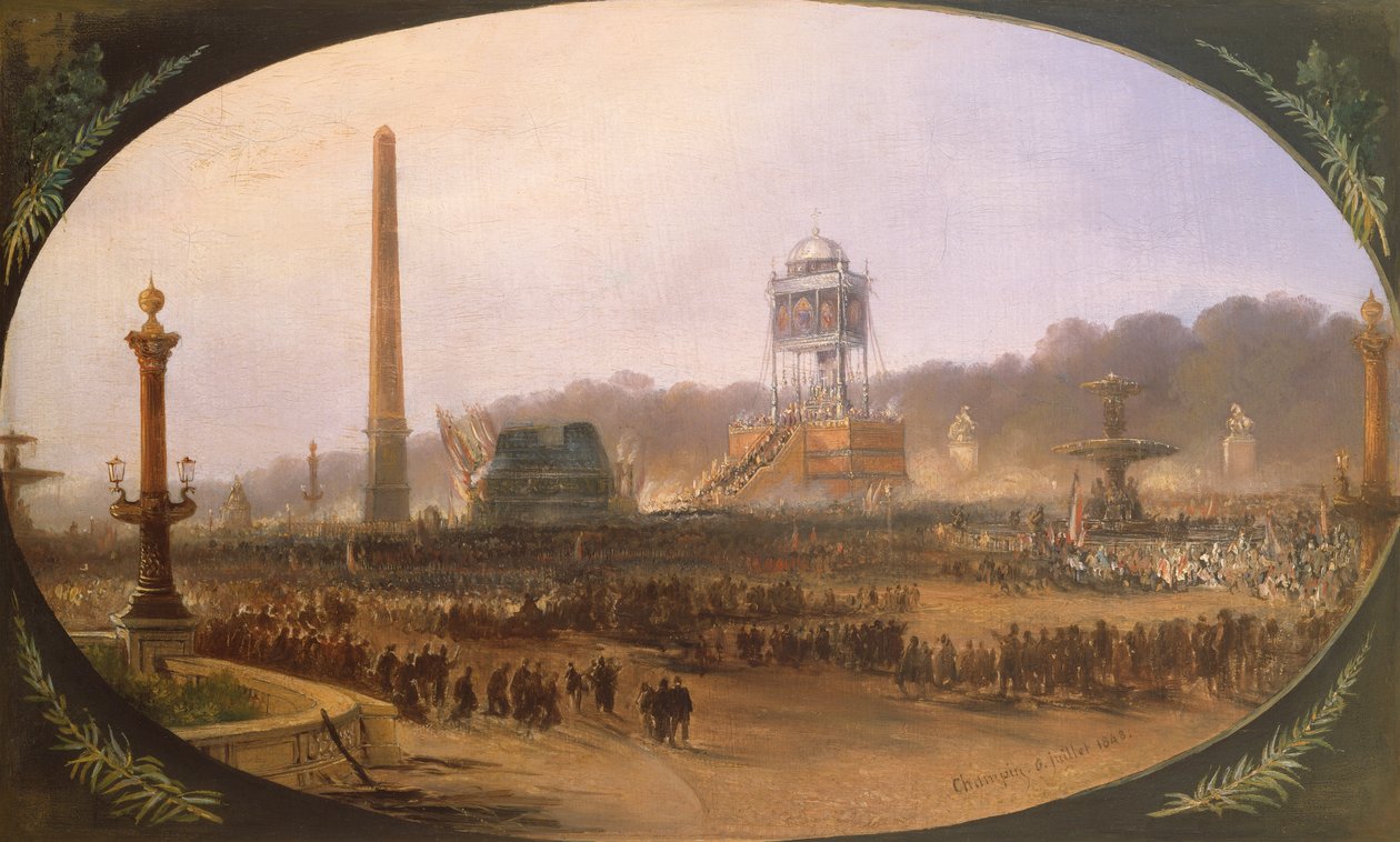 Pogrzeb Ofiar z czerwca 1848 r. autorstwa Jean Jacques Champin
