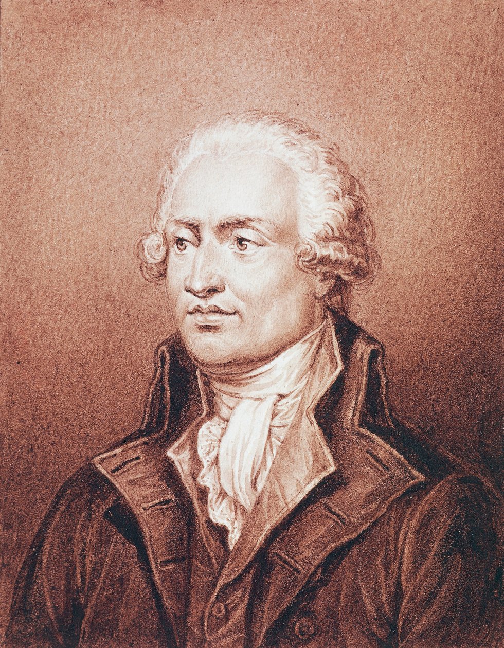 Portret Marie-Jean de Condorcet Caritat (Ribemont 1743-Bourg-la-Reine autorstwa Jean Jacques Frilley