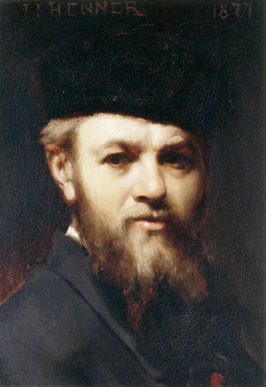 Autoportret, 1877 autorstwa Jean Jacques Henner