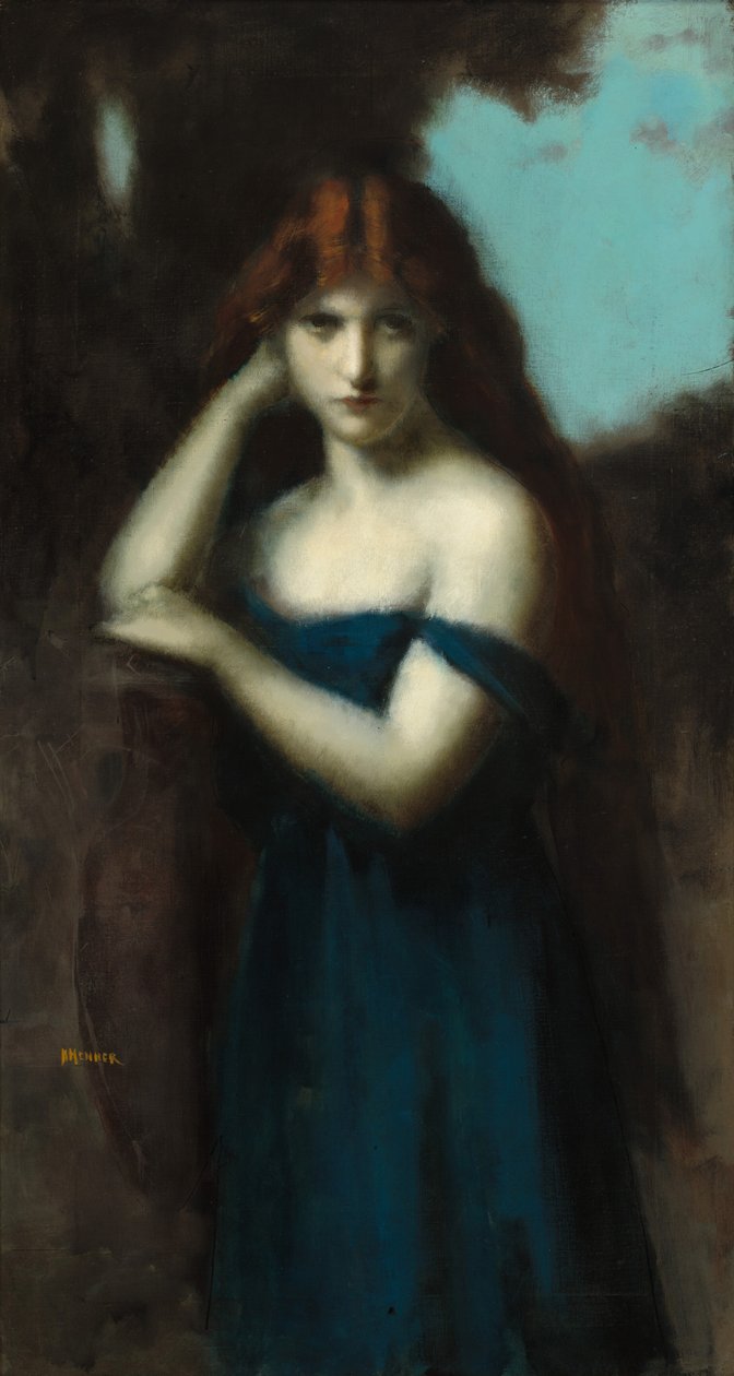 Stojąca kobieta autorstwa Jean Jacques Henner