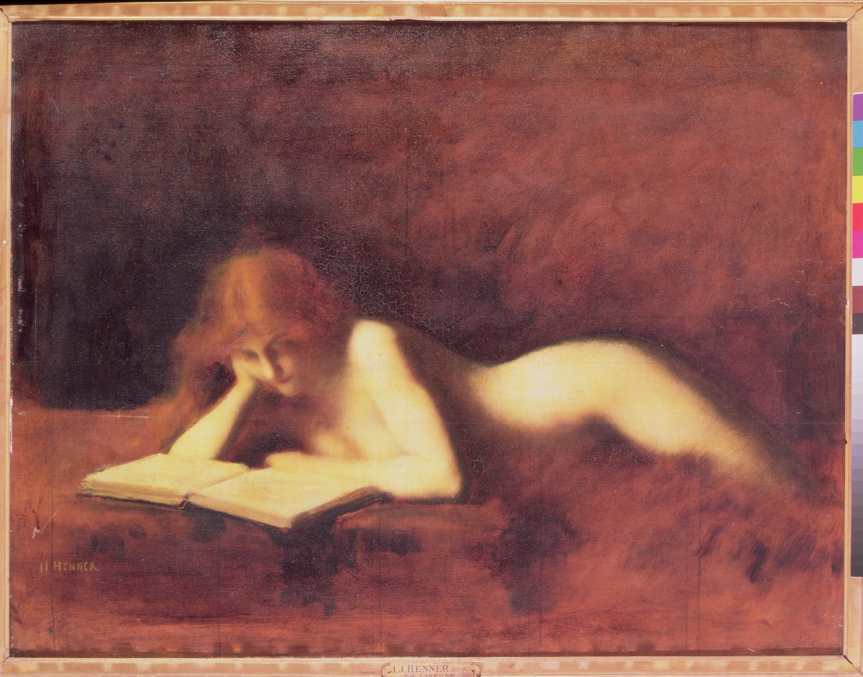 Czytnik autorstwa Jean Jacques Henner