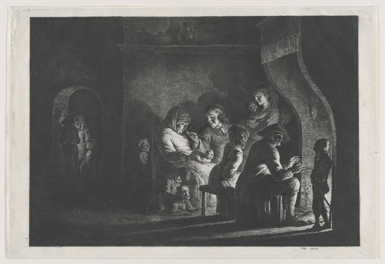 Wieczór na wsi, 1800. autorstwa Jean Jacques de Boissieu