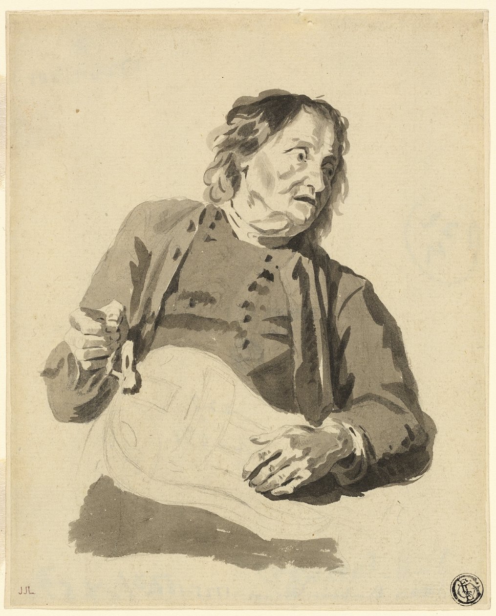 Organ Grinder autorstwa Jean Jacques de Boissieu