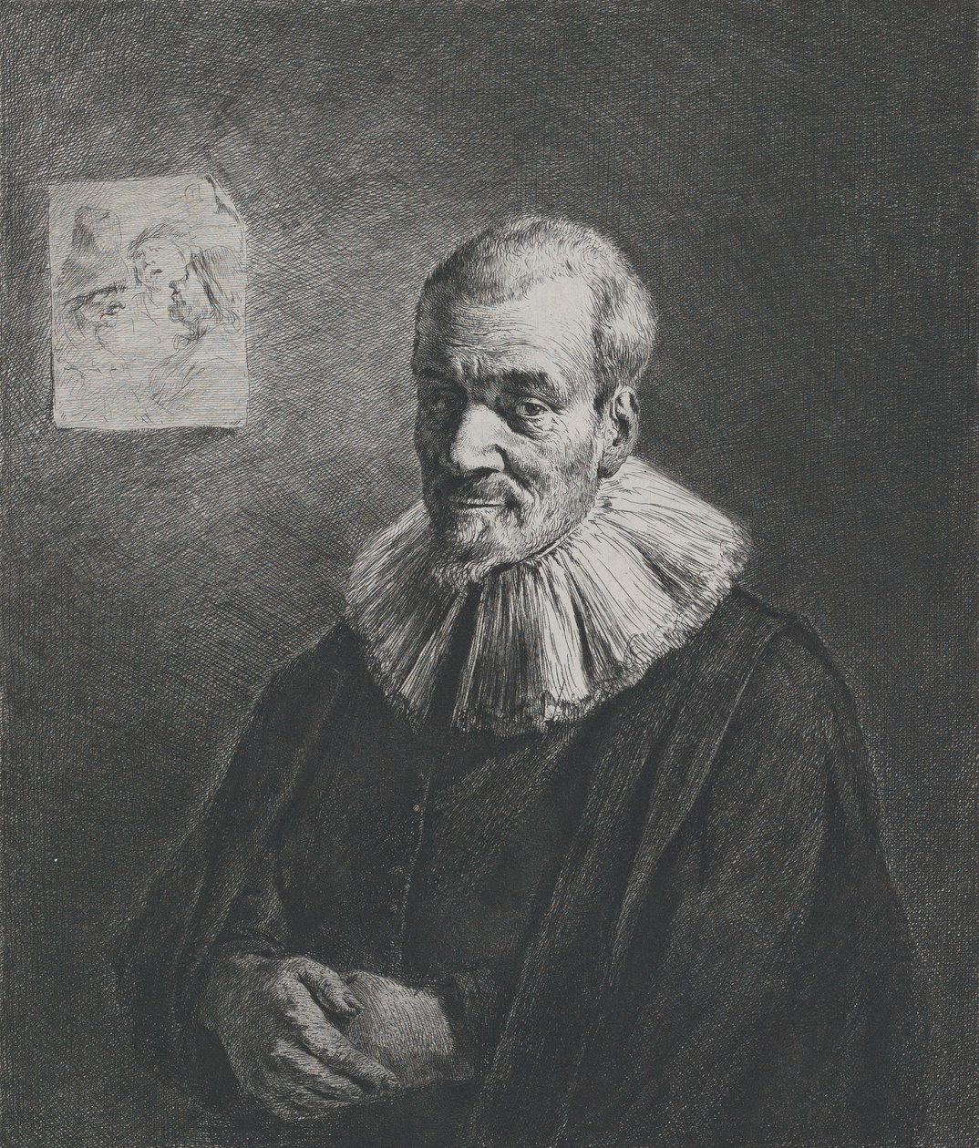 Portret wg Davida Teniersa Młodszego, 1803. autorstwa Jean Jacques de Boissieu