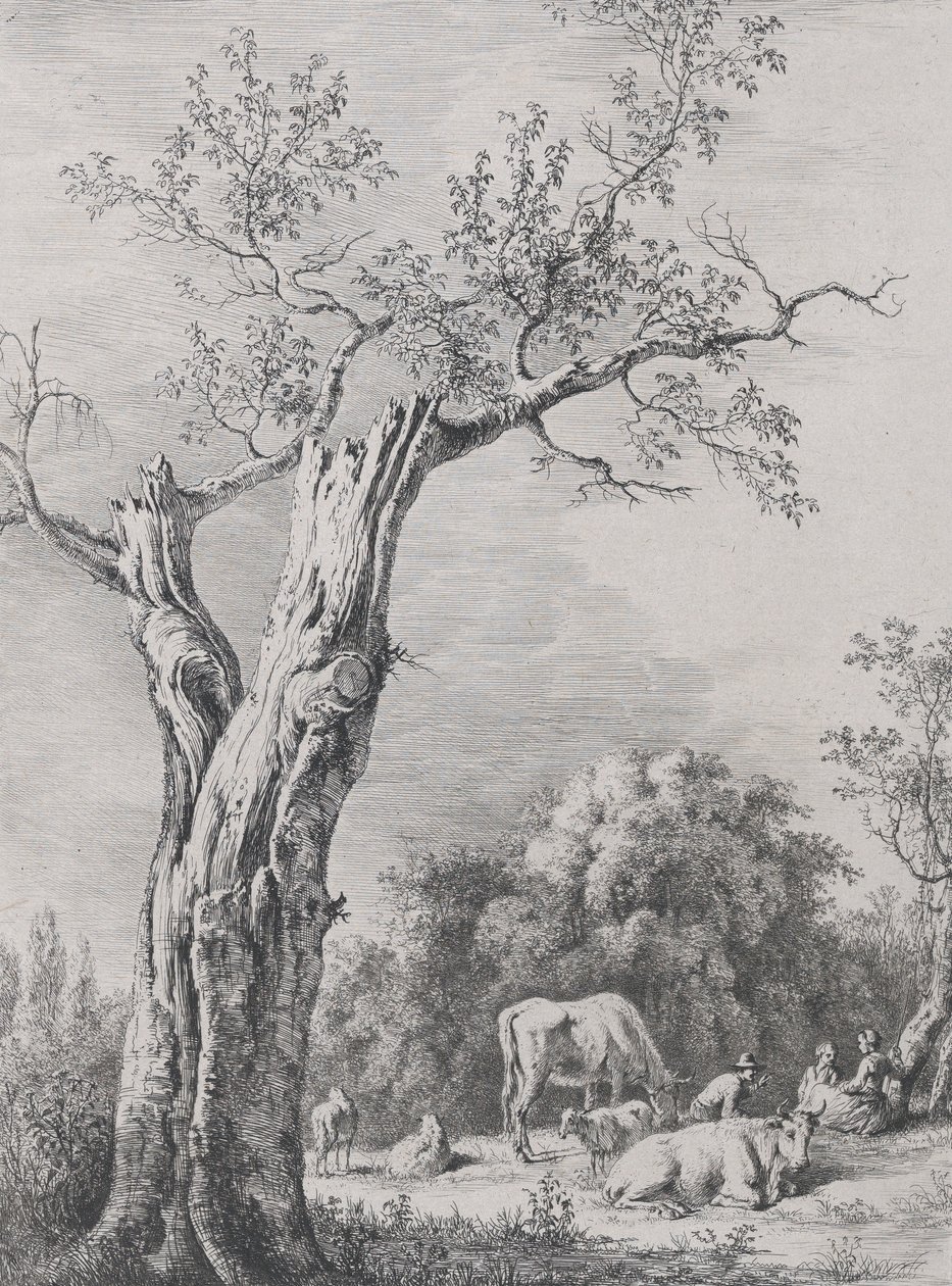 Wiosna, po rysunku wykonanym w Saint-Chamond, 1795. autorstwa Jean Jacques de Boissieu