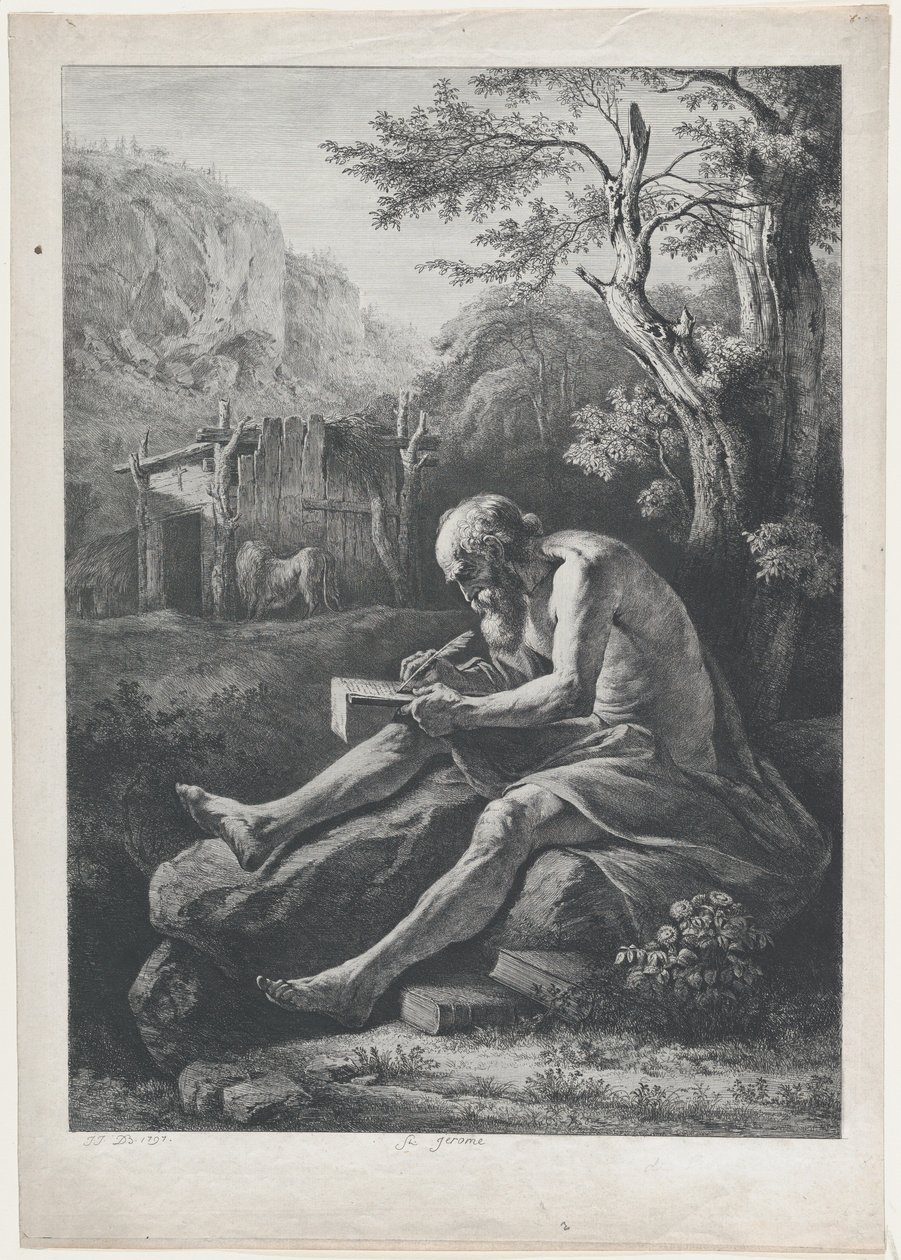 Św. Hieronim, 1797. autorstwa Jean Jacques de Boissieu