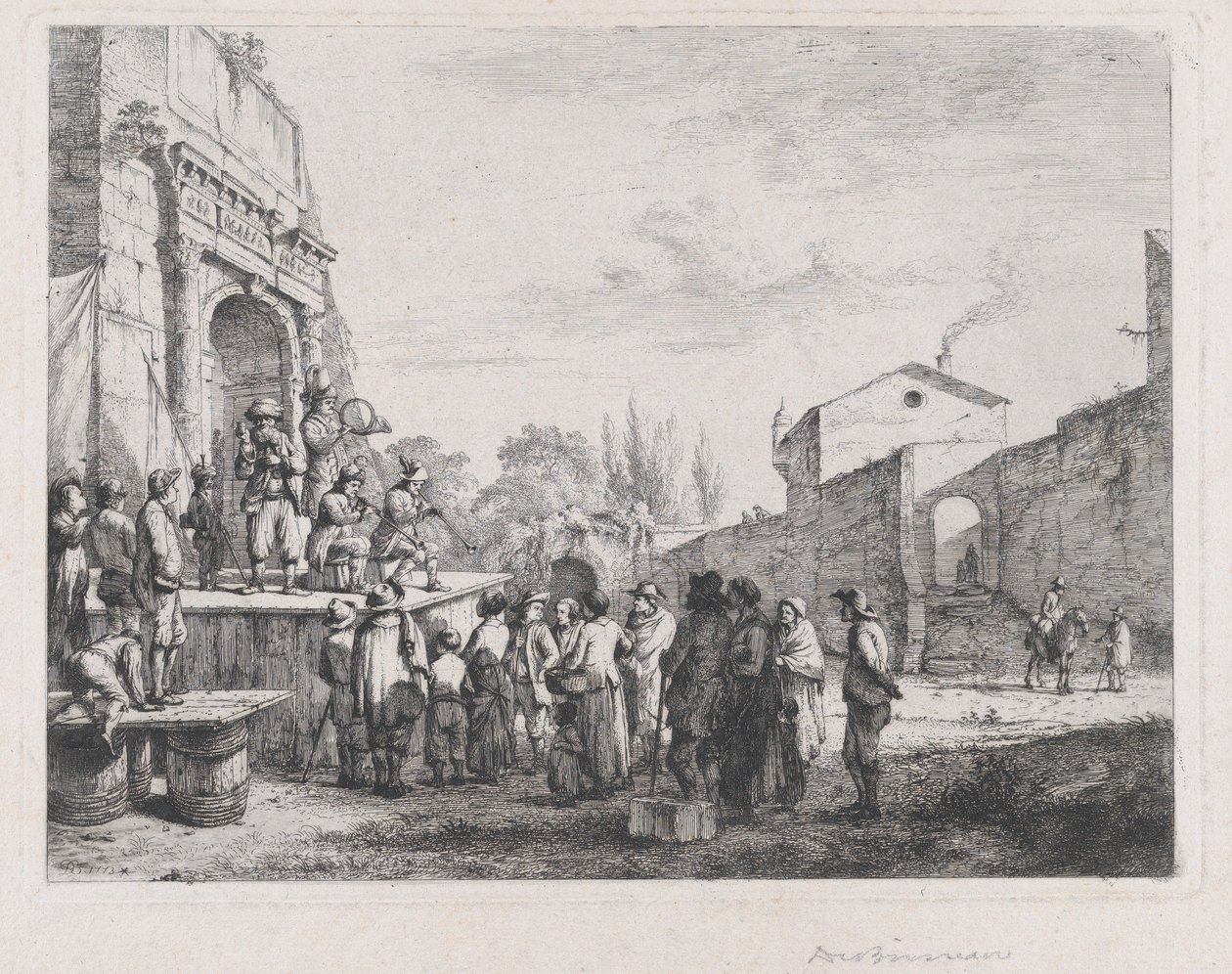 Mali szarlatani, 1773. autorstwa Jean Jacques de Boissieu