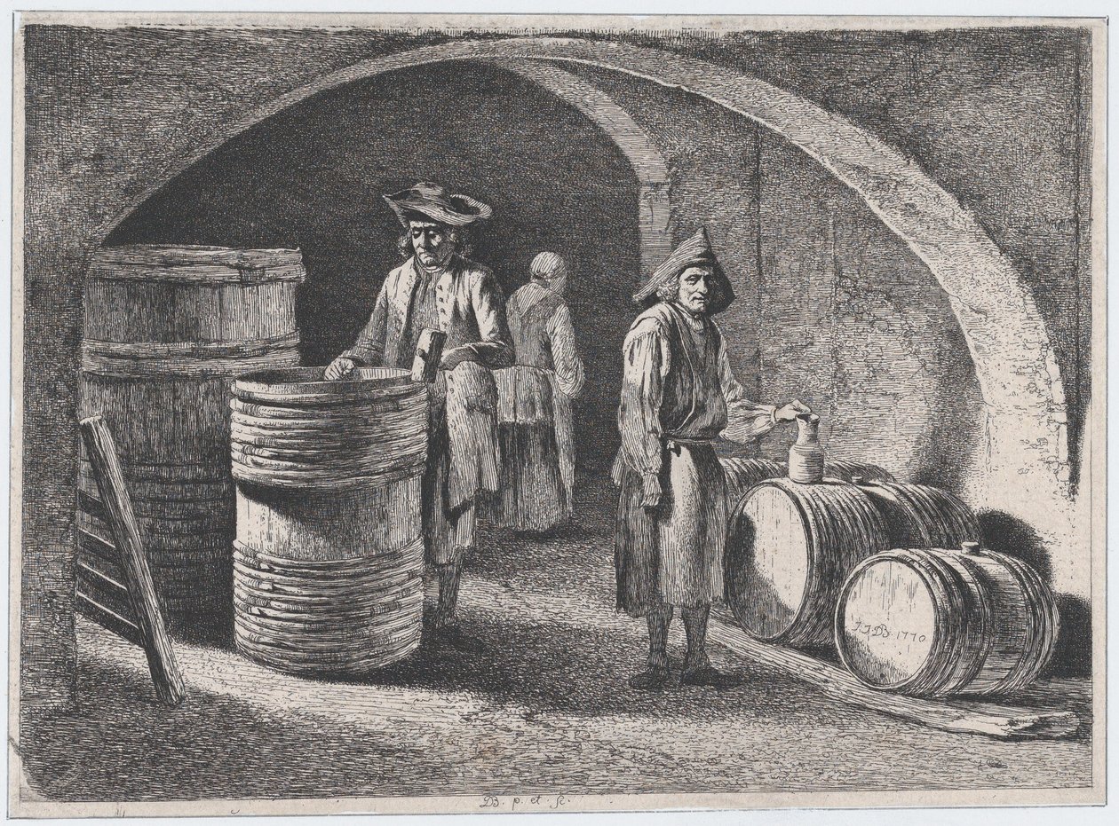Mali Bedarze, 1770. autorstwa Jean Jacques de Boissieu