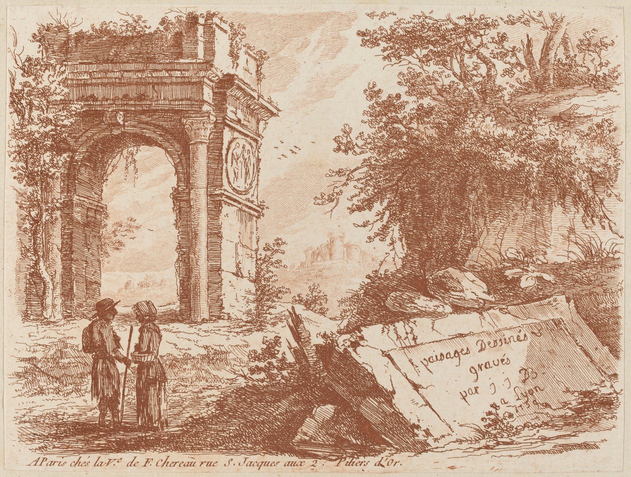 Łuk Triumfalny autorstwa Jean Jacques de Boissieu