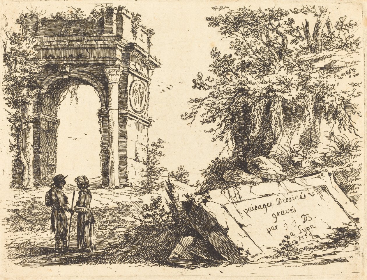 Łuk triumfalny autorstwa Jean Jacques de Boissieu