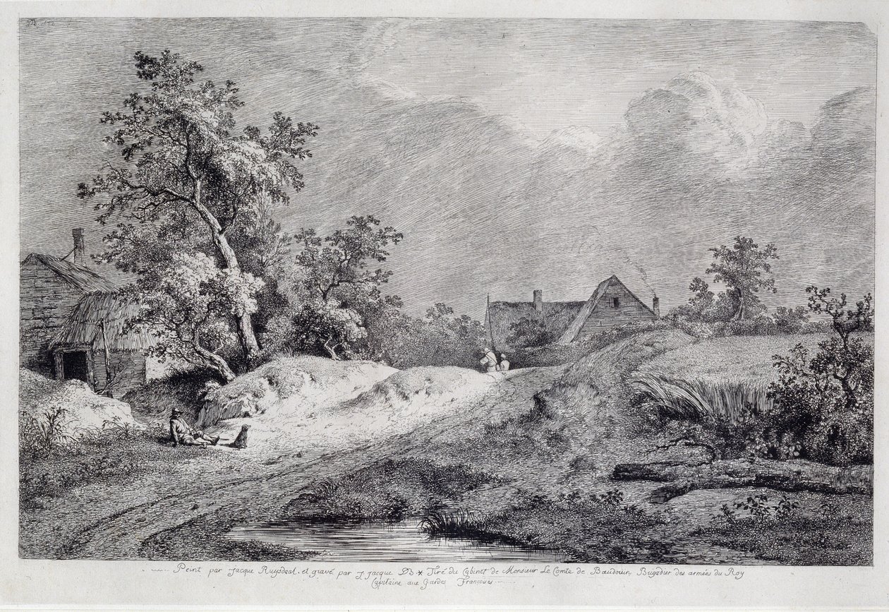 Pole pszenicy, 1772 autorstwa Jean Jacques de Boissieu
