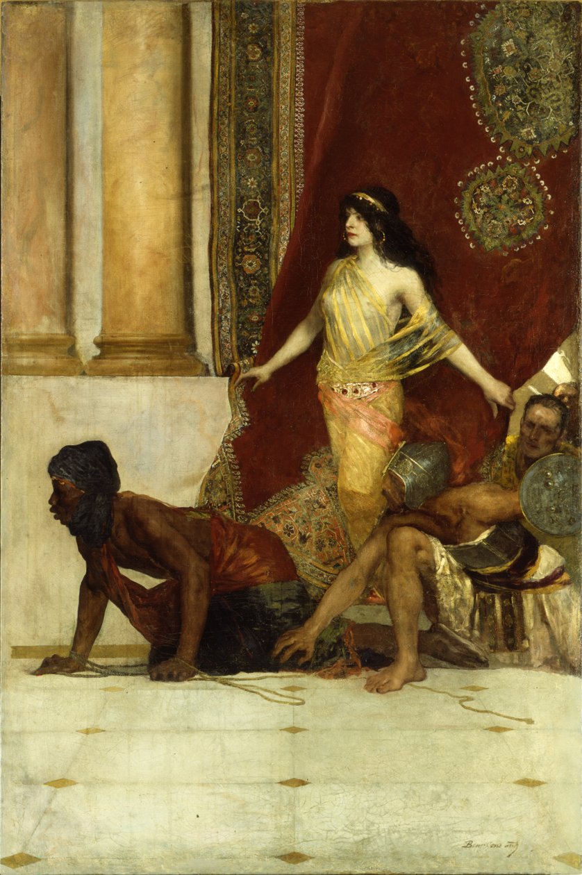 Dalila i Filistyni autorstwa Jean Joseph Benjamin Constant