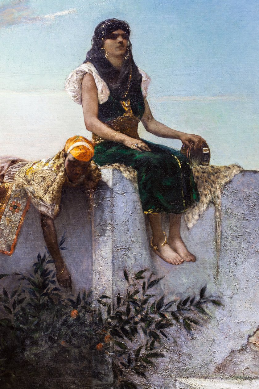Wieczór na tarasach (Maroko) autorstwa Jean Joseph Benjamin Constant