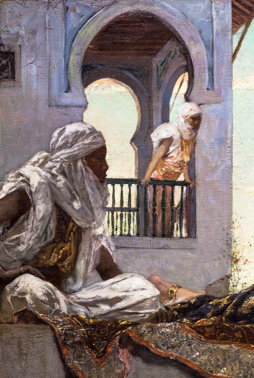 Wieczór na tarasach (Maroko) autorstwa Jean Joseph Benjamin Constant