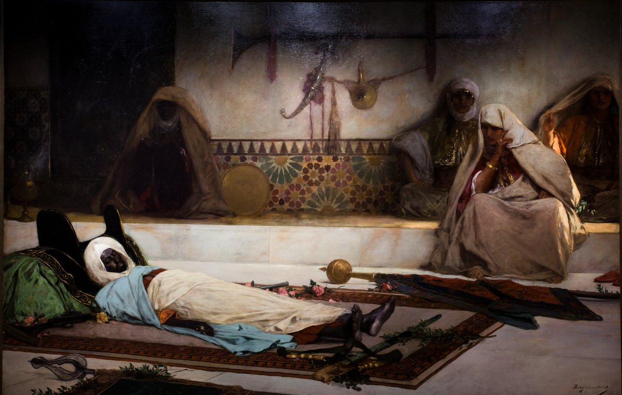 Dzień pogrzebu - Scena z Maroka autorstwa Jean Joseph Benjamin Constant