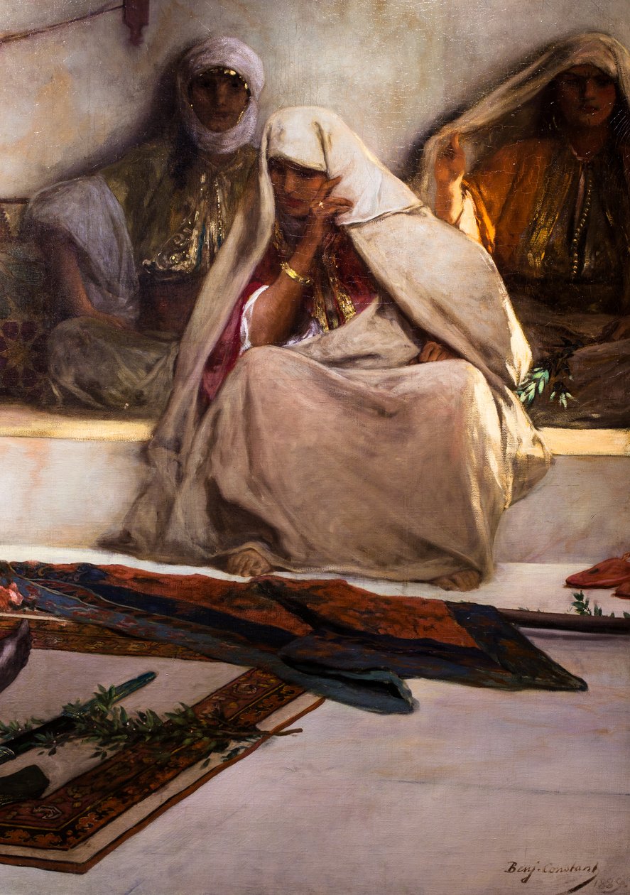 Le jour des funerailles - Scena z Maroka (detal) autorstwa Jean Joseph Benjamin Constant