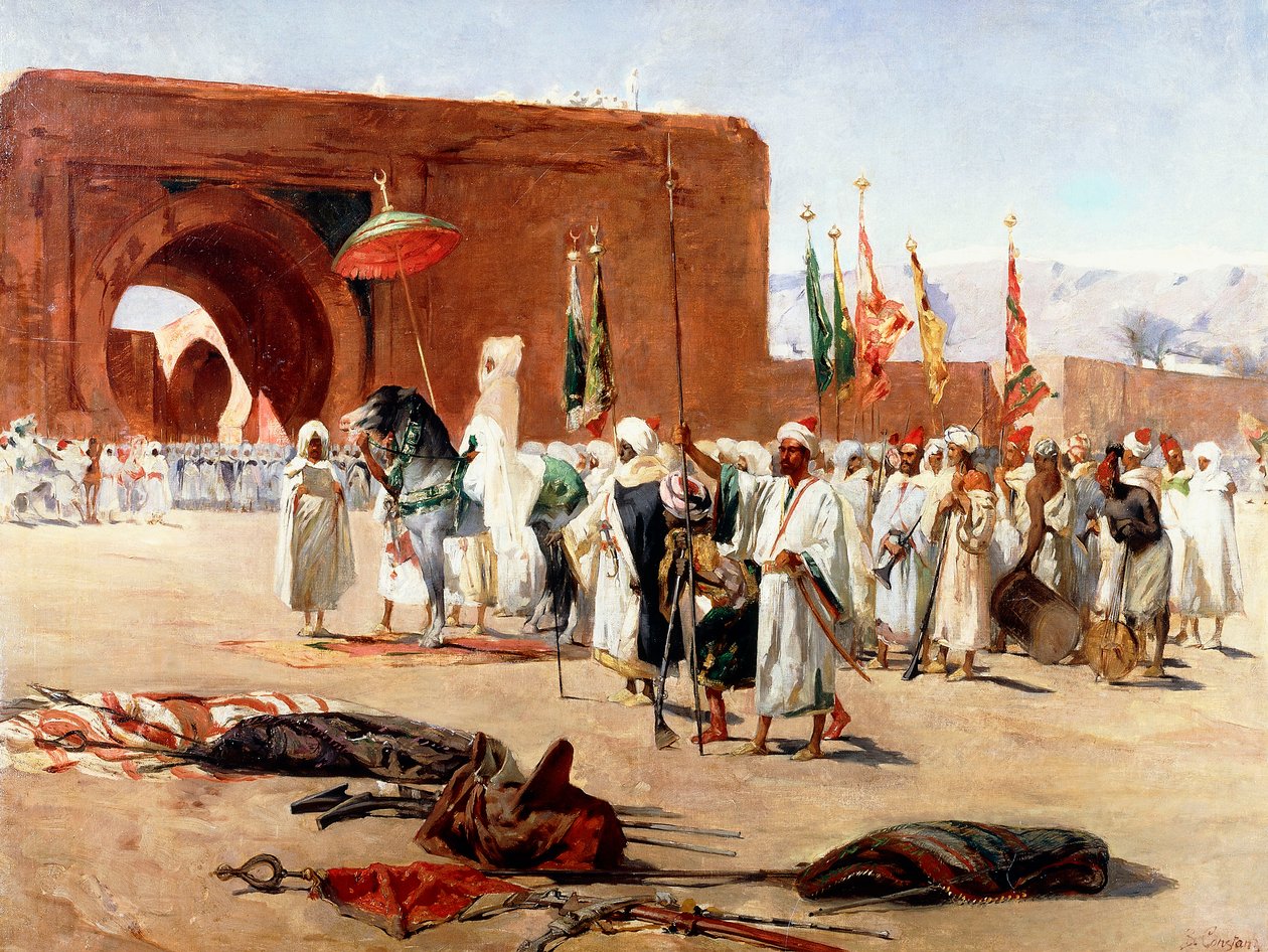Procesja Maurów, autorstwa Jean Joseph Benjamin Constant