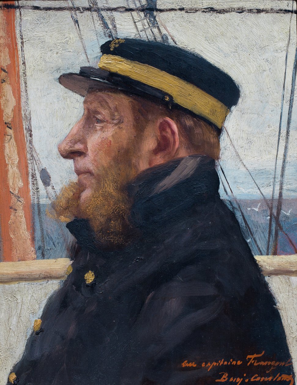 Portret kapitana Frangeula, 23 stycznia autorstwa Jean Joseph Benjamin Constant