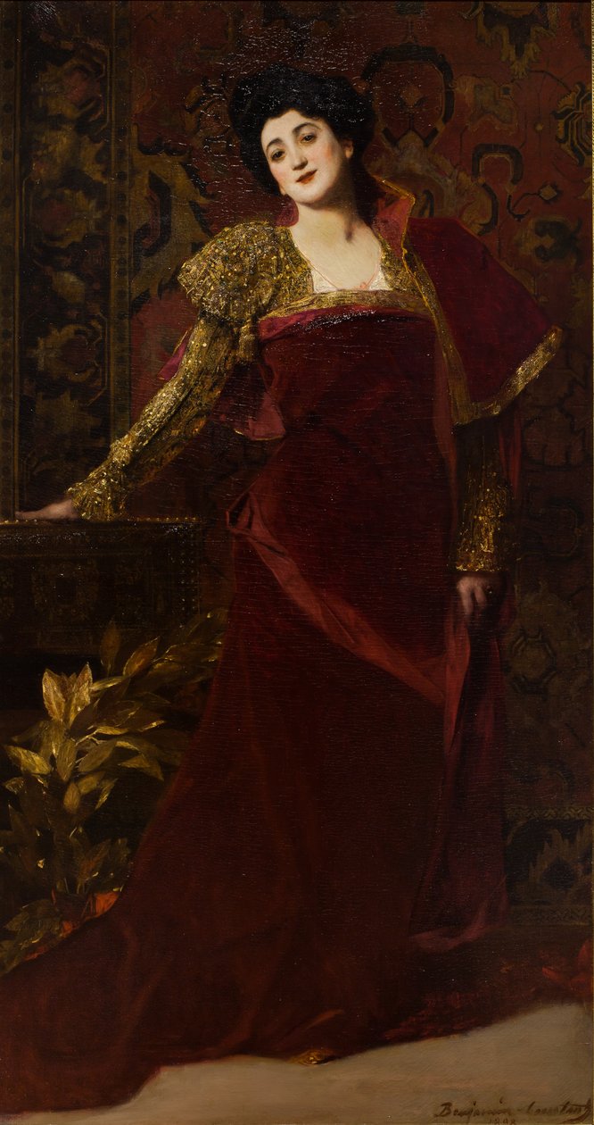 Portret Emmy Calve autorstwa Jean Joseph Benjamin Constant