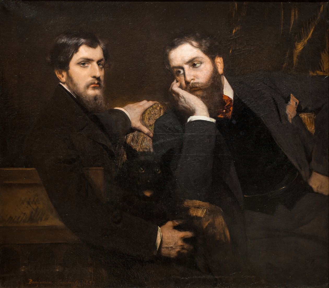 Portret moich dwóch synów autorstwa Jean Joseph Benjamin Constant