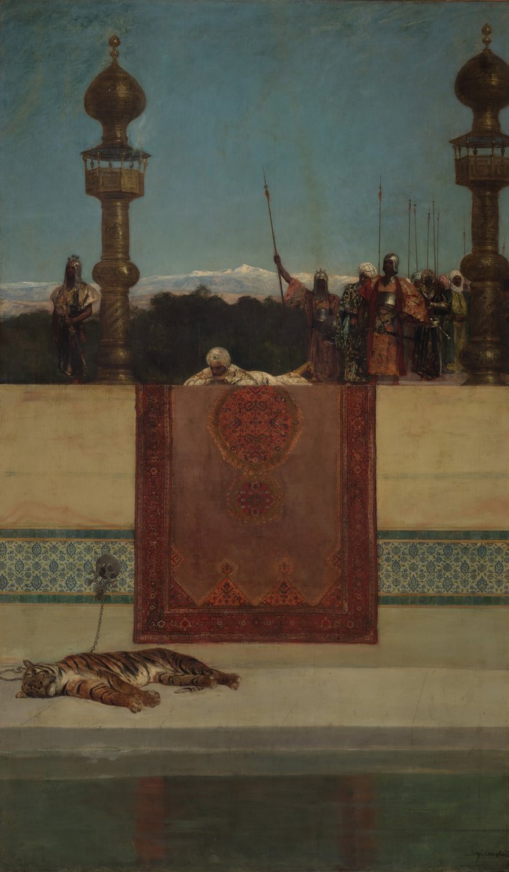 Tygrys sułtanów. autorstwa Jean Joseph Benjamin Constant