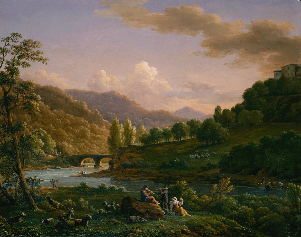 Scena duszpasterska autorstwa Jean Joseph Xavier Bidauld