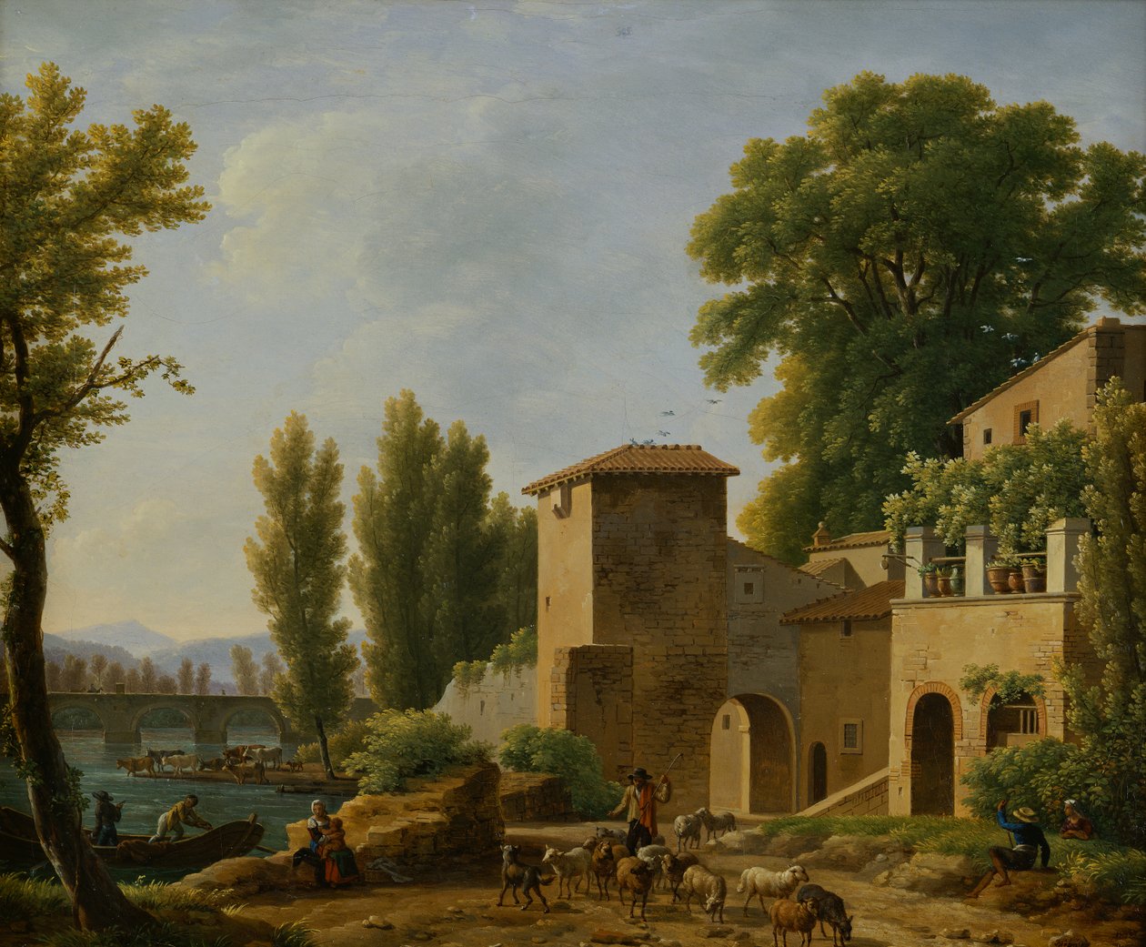 Krajobraz, 1822 autorstwa Jean Joseph Xavier Bidauld