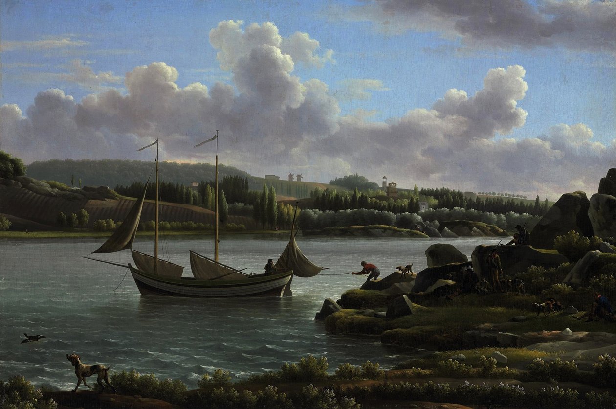 Wyjazd na polowanie autorstwa Jean Joseph Xavier Bidauld