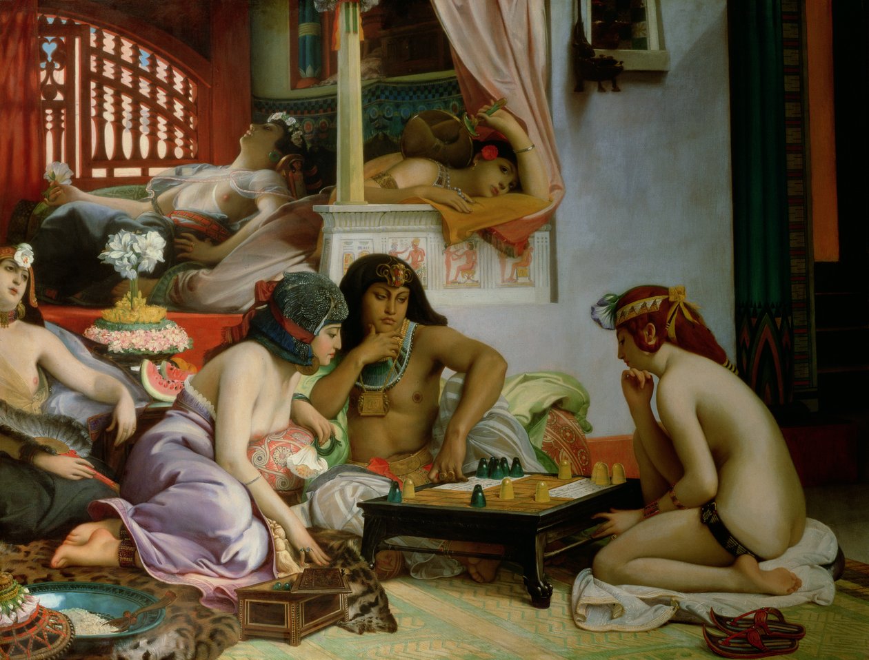 W haremie autorstwa Jean Jules Antoine Lecomte du Nouy