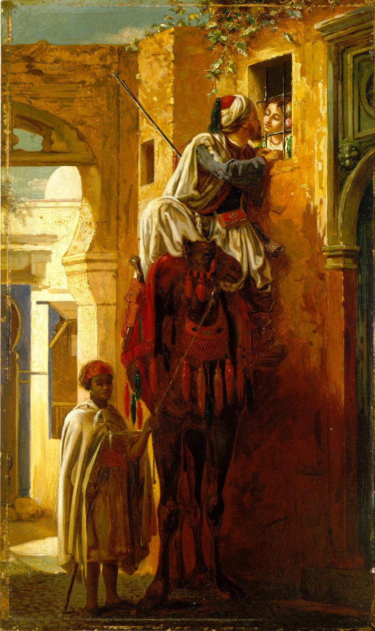 The Tryst autorstwa Jean Leon (attr. to) Gerome