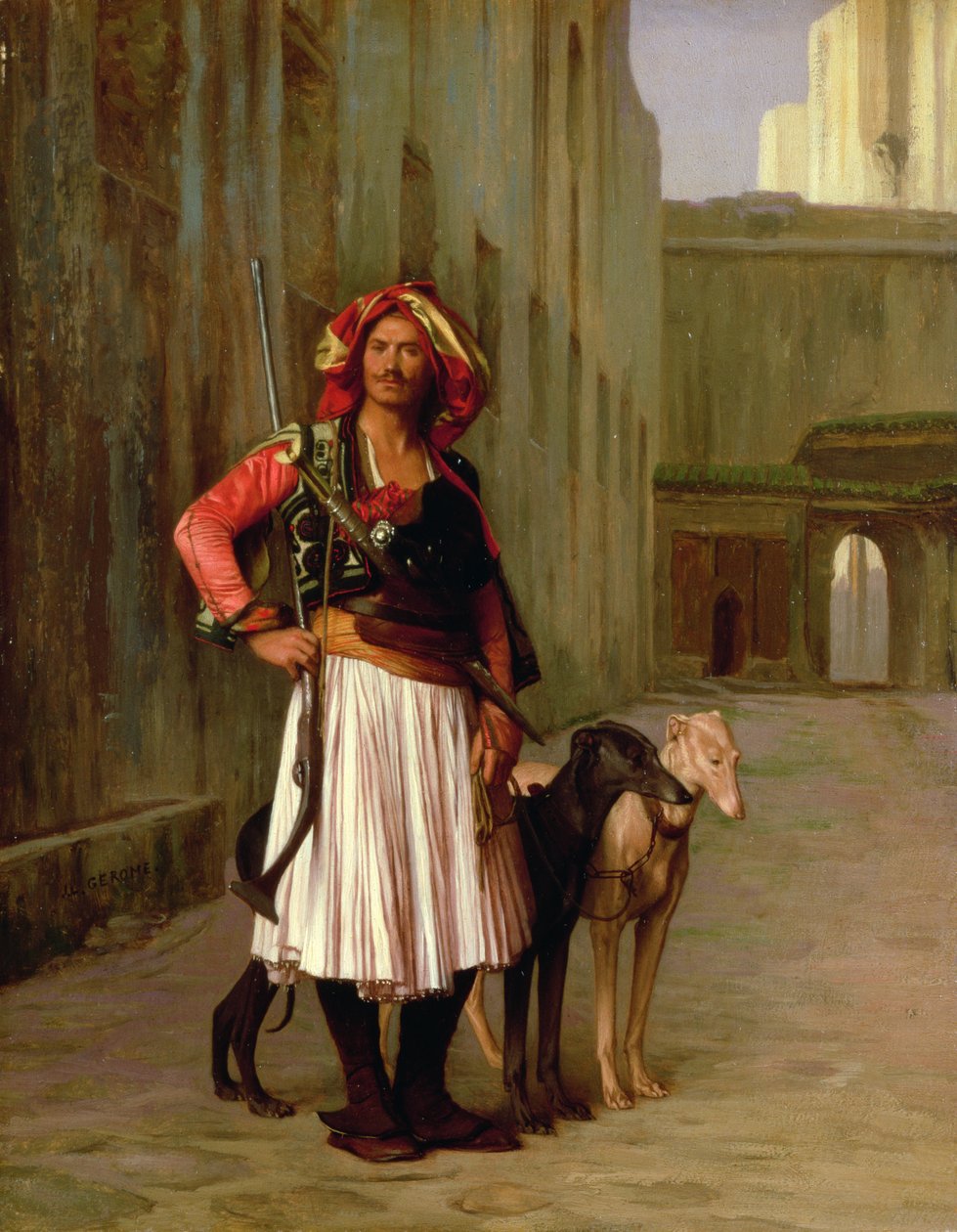Arnaut z Kairu, 1871 autorstwa Jean Leon Gerome