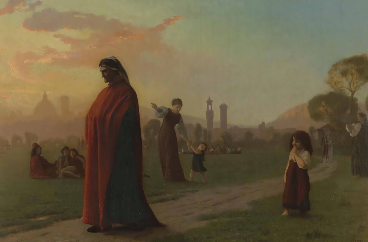 Dante widział piekło, 1864. autorstwa Jean Leon Gerome