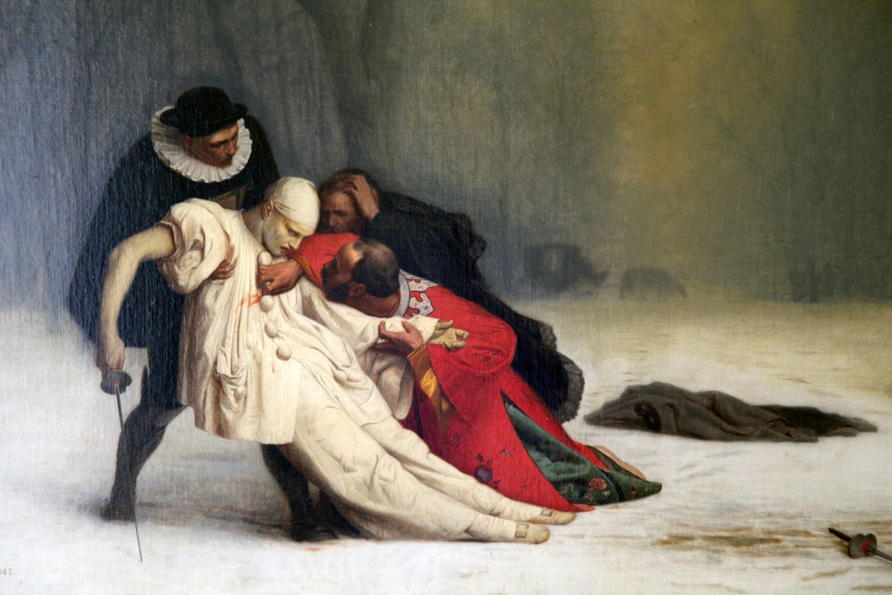 „Pojedynek po maskaradzie”, 1857 autorstwa Jean Leon Gerome