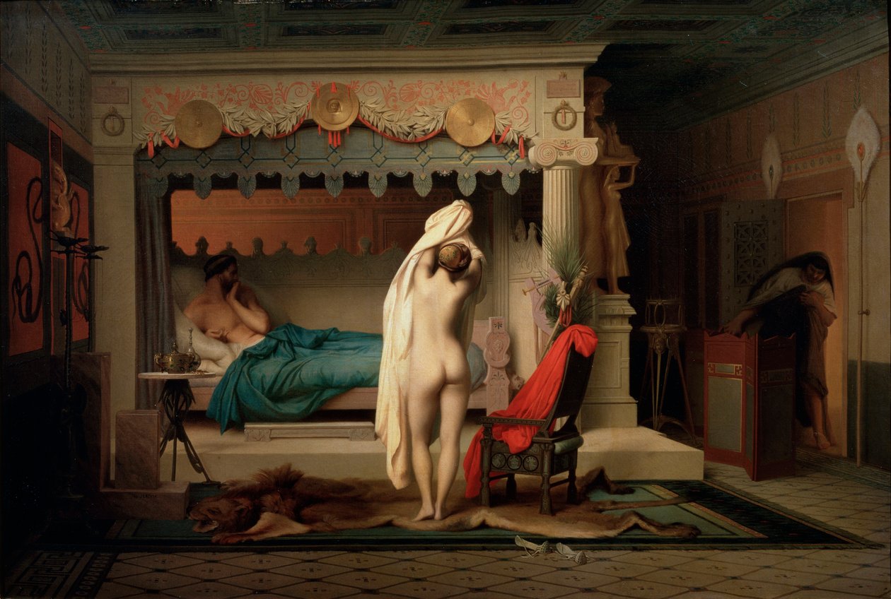 Król Candaules, po 1859 r. autorstwa Jean Leon Gerome