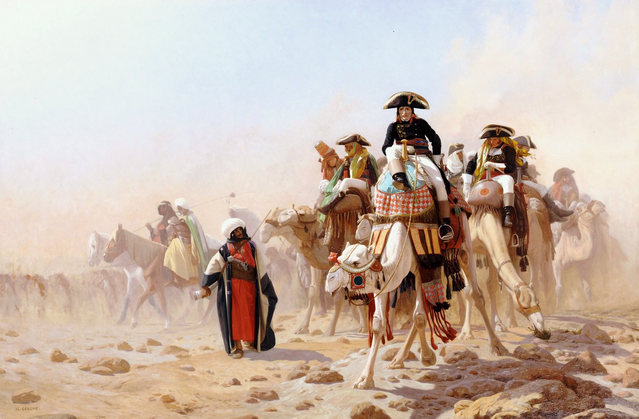 Napoleon i jego Sztab Generalny autorstwa Jean Leon Gerome