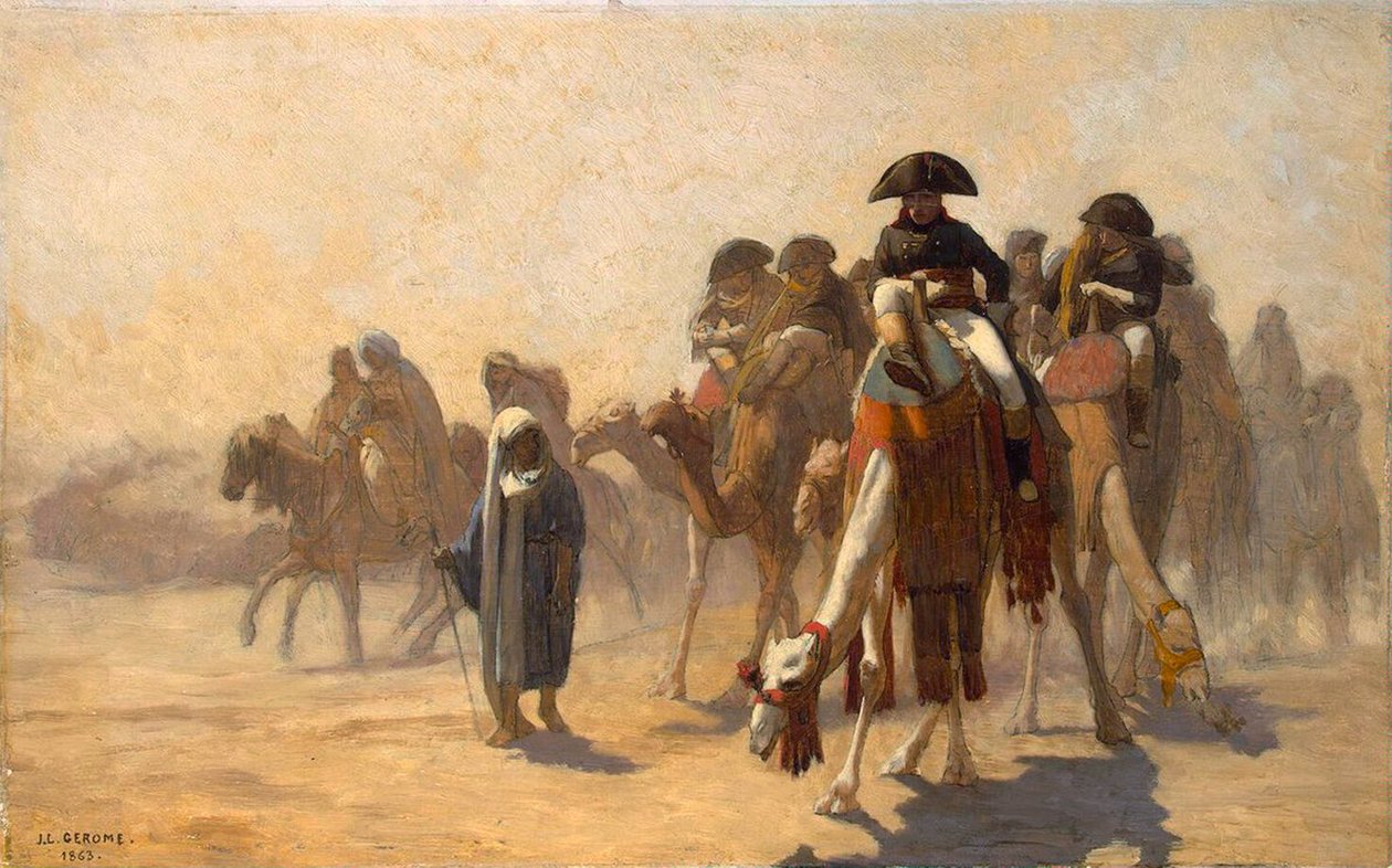 Napoleon w Egipcie”, 1863. autorstwa Jean Leon Gerome