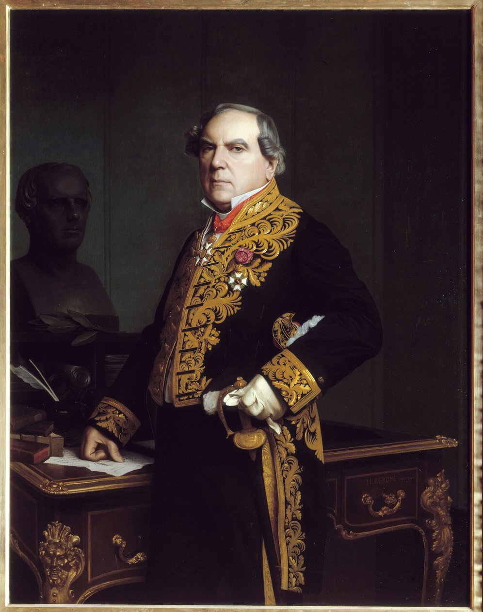 Portret Amedee Thierry (1797-1873), francuskiego dziennikarza i historyka. Obraz Jean Leon Gerome (1824-1904) autorstwa Jean Leon Gerome