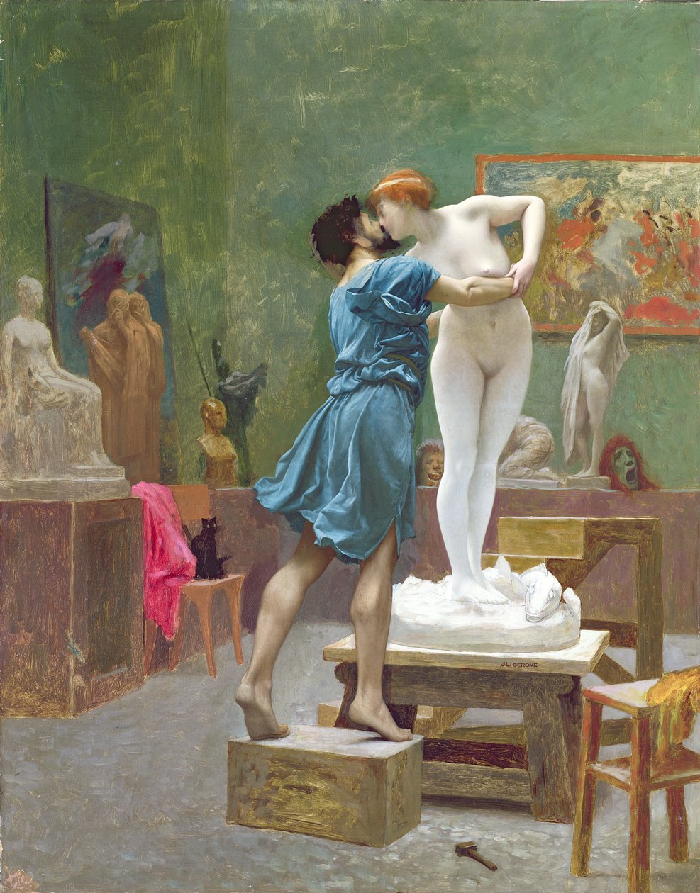 Pigmalion i Galatea autorstwa Jean Leon Gerome