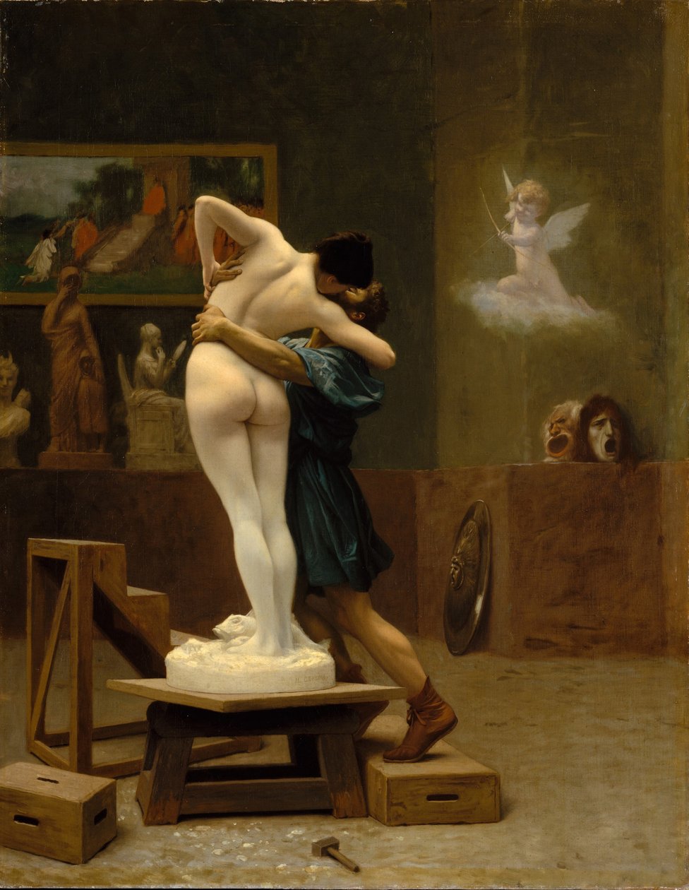 Pigmalion i Galatea, ok. 1930 r. 1890 autorstwa Jean Leon Gerome