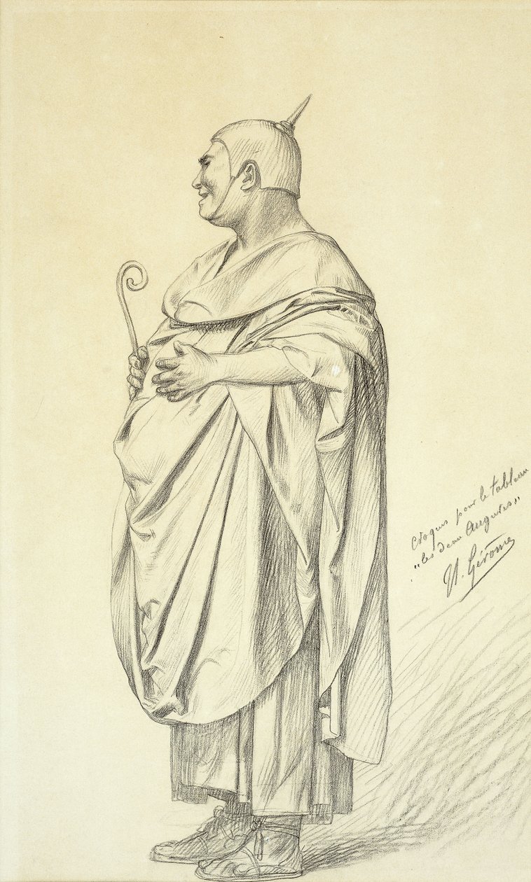 Studium dla Dwóch Augurów, autorstwa Jean Leon Gerome