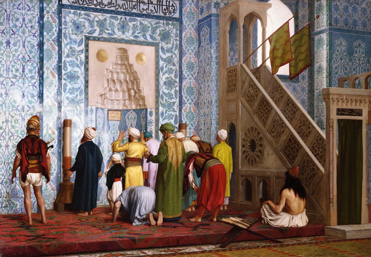 Błękitny Meczet, 1878 autorstwa Jean Leon Gerome