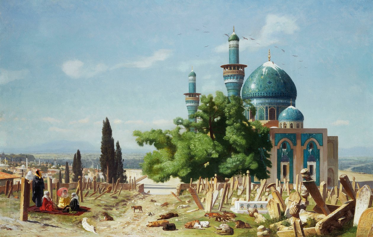 Pola odpoczynku, Brousse autorstwa Jean Leon Gerome