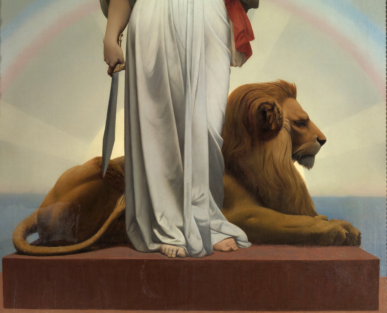Republika Gerome Jean Leon (1824 - 1904) (alegoria - 1848); Ratusz w Lilas autorstwa Jean Leon Gerome